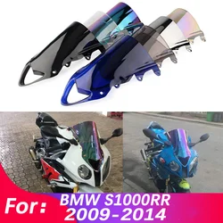 Motorcycle Windshield For BMW S1000RR S1000 S 1000 RR 2009-2014 Double Bubble WindScreen Accessories Fairing Deflector