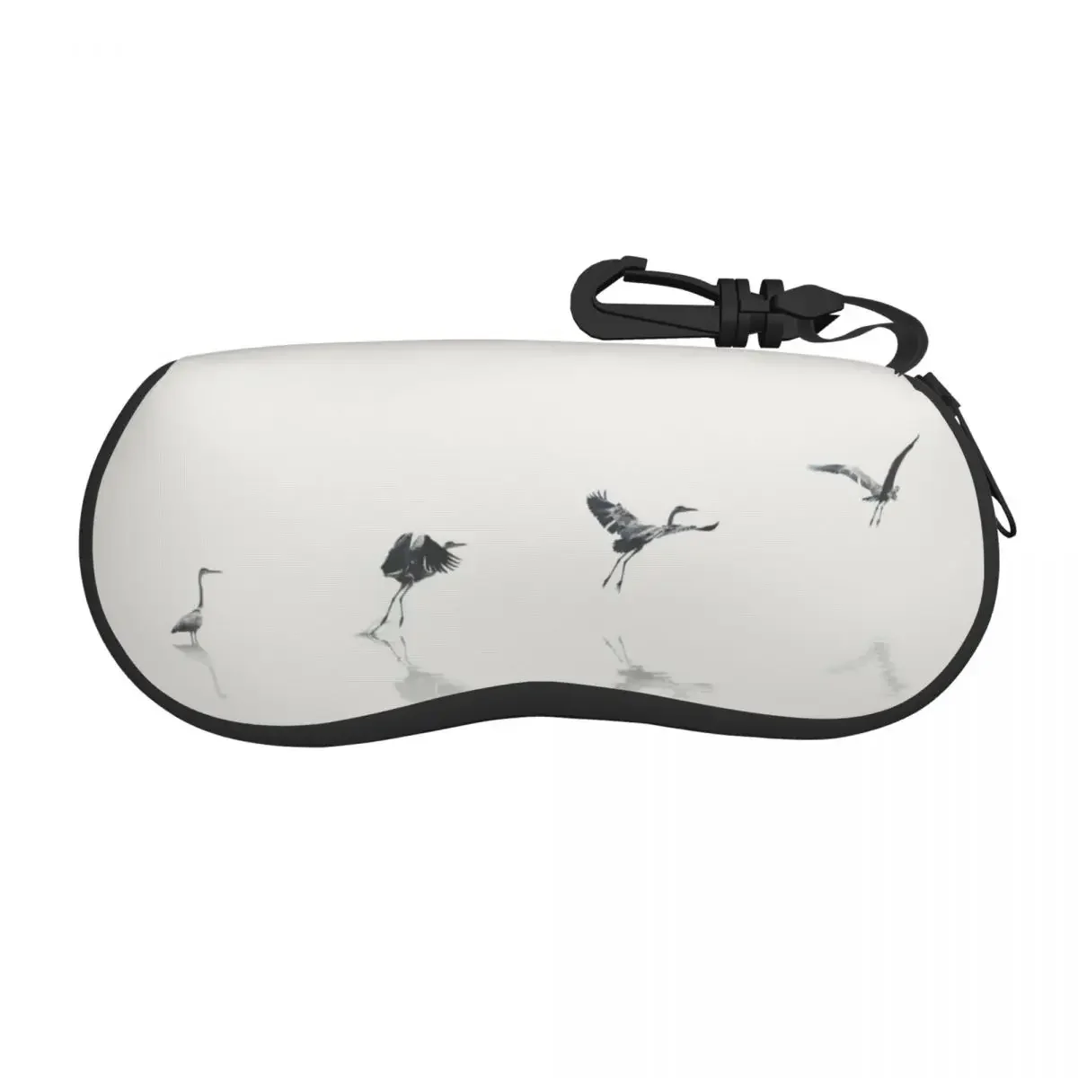 Glasses Case Migratory Bird Portable Zipper Glasses Case Unglasses Cover Glasses Storage Case