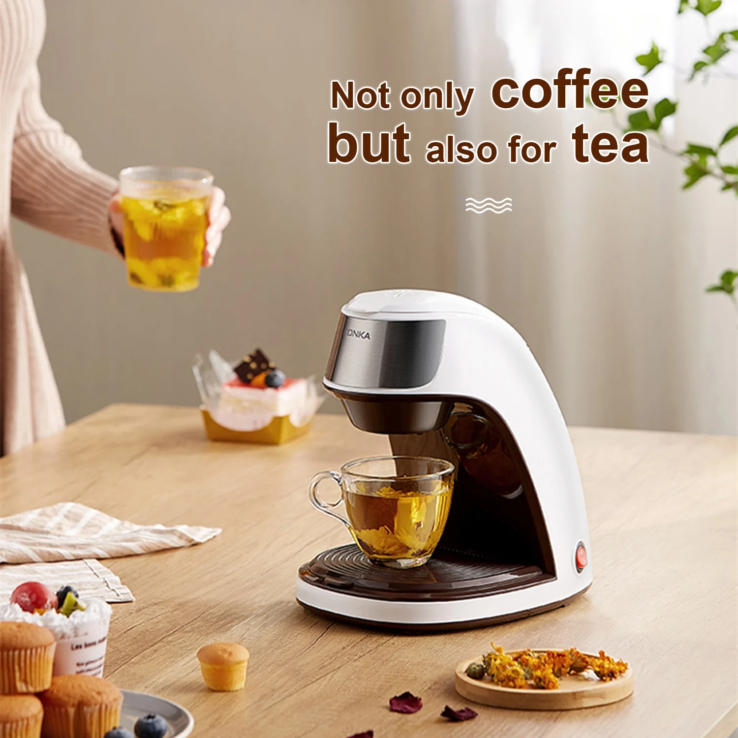 Electric Coffee maker Italian semi-automatic home 110v drip coffee machine Italian semi-automatic home 110v drip coffee machine