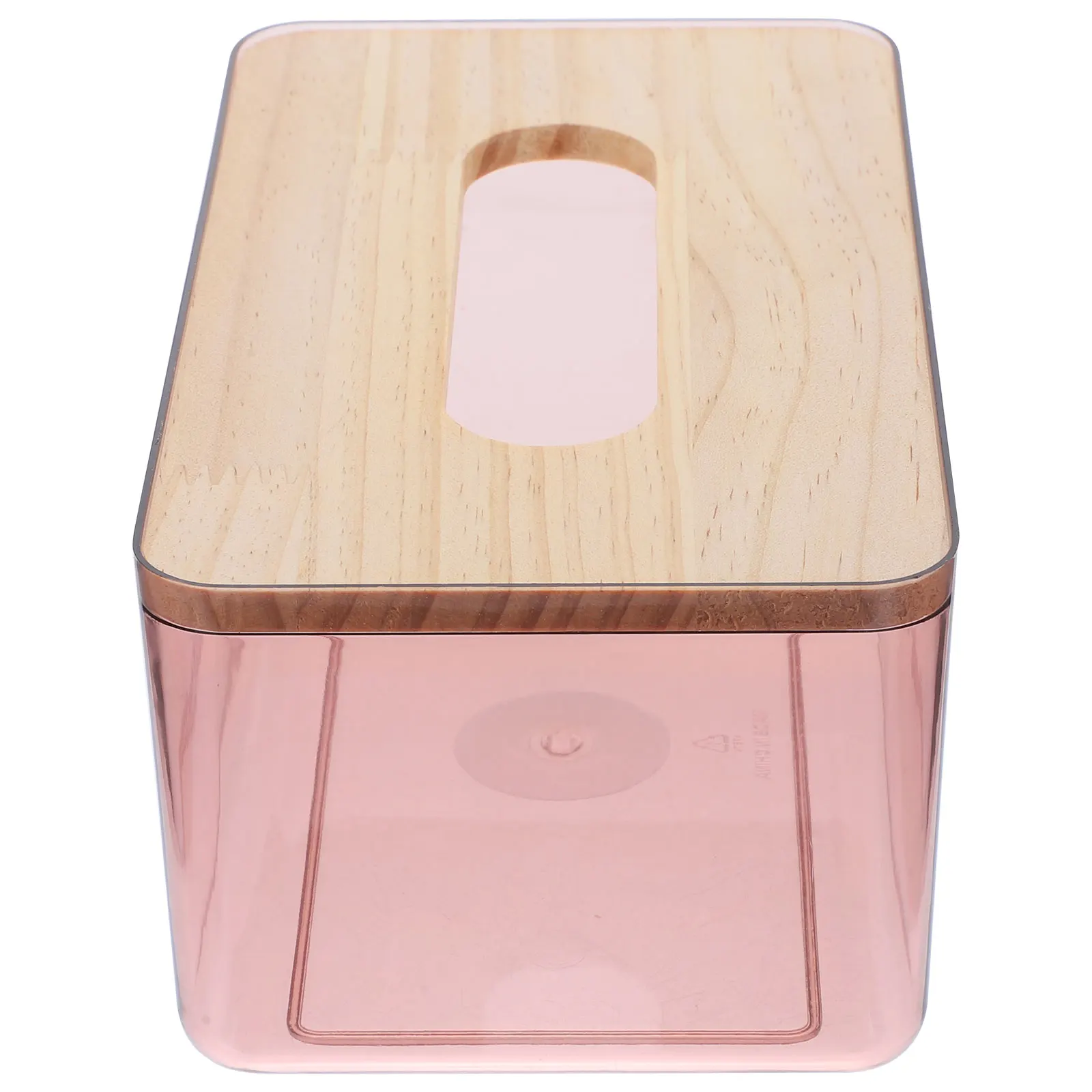 

Modern Tissue Box Holder for Home Office Bedroom Living Room Napkin Storage Organizer with Wooden Lid for Bathrooms