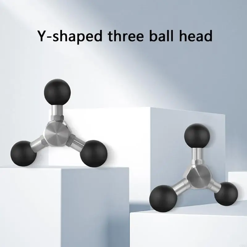 C90F 1INCH 25.4mm الكرة ثلاثية رأس الكرة المقود بديل ذراع التثبيت للتصوير الفوتوغرافي