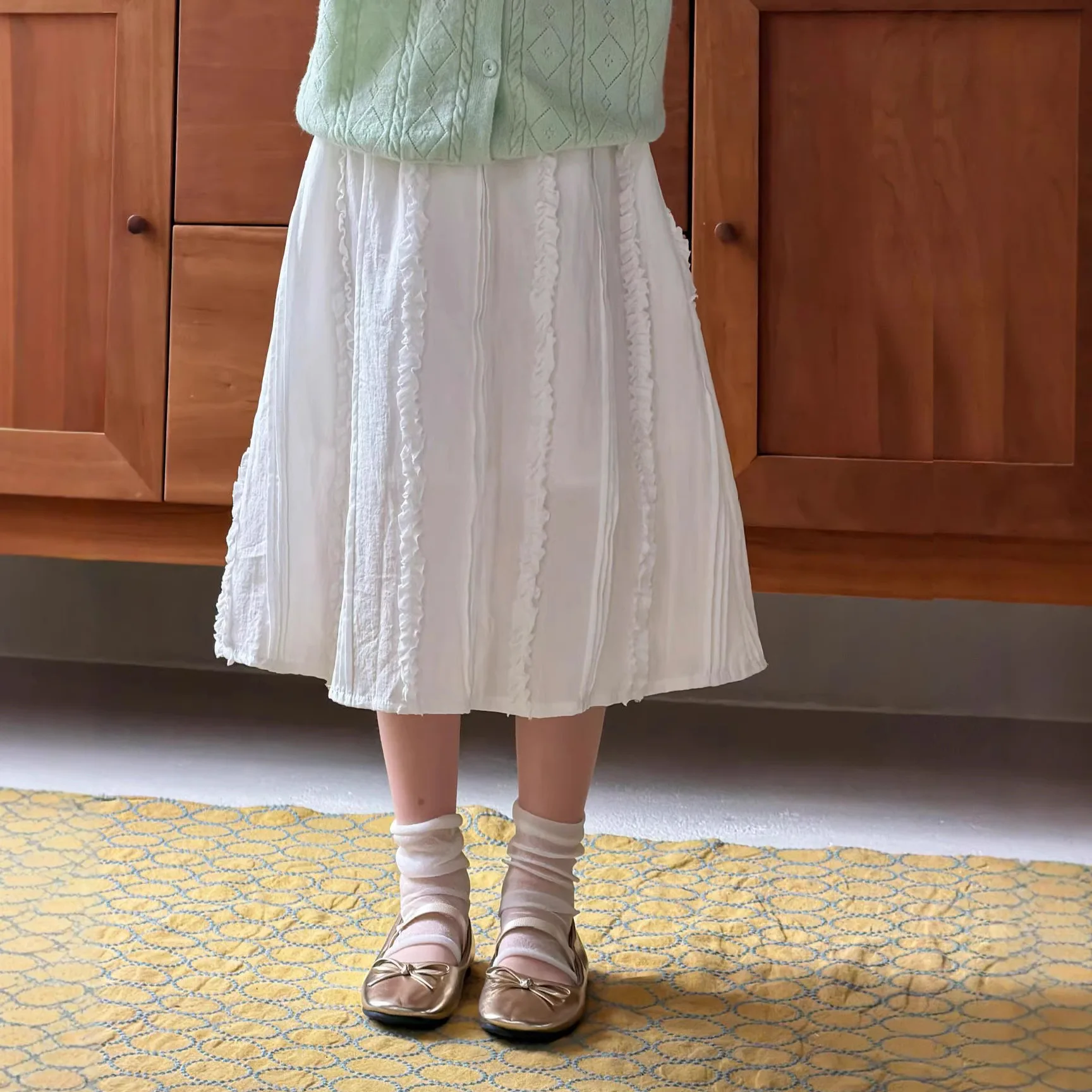 Girls Skirt 2026 Spring and Summer New Childrens Clothing Korean Girl Baby Three-dimensional Lace Half Skirt Parent-child Dress