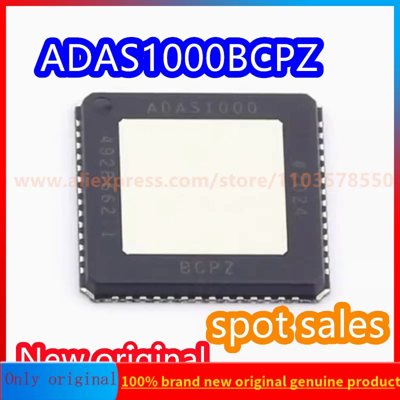 

2PCS New original ADAS1000BCPZ ADAS1000 low-power, 5-electrode ECG analog front-end chip package QFN56