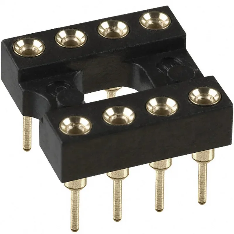 Army Grade 30u Thickened 24K Real Gold HiEnd Fever DIP-8 In- IC Operational Amplifier Socket
