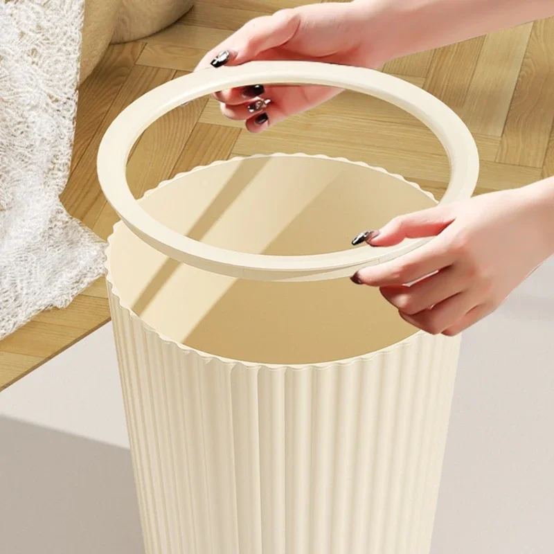 Home Trash Can Desktop Wastebasket High Capacity Bathroom Toilet Garbage Cube Garbage Recycle Bin Kitchen Food Waste Disposal