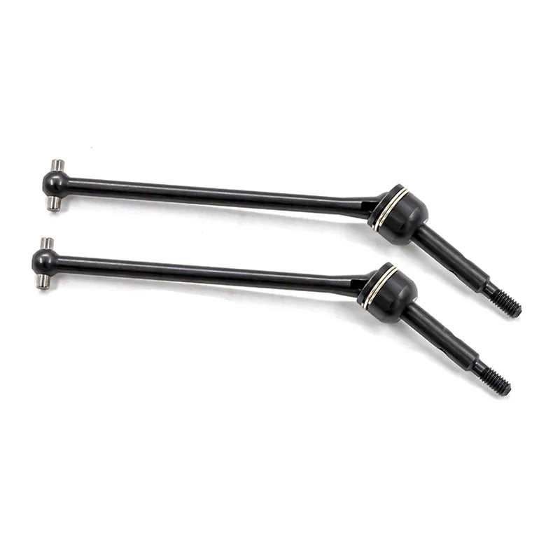 【Sleek Design】4Pcs Steel Rear Drive Shaft Driveshafts For 1/10 Traxxas Slash Rustler Hoss Stampede VXL 4X4 2WD RC Car Upgrades P