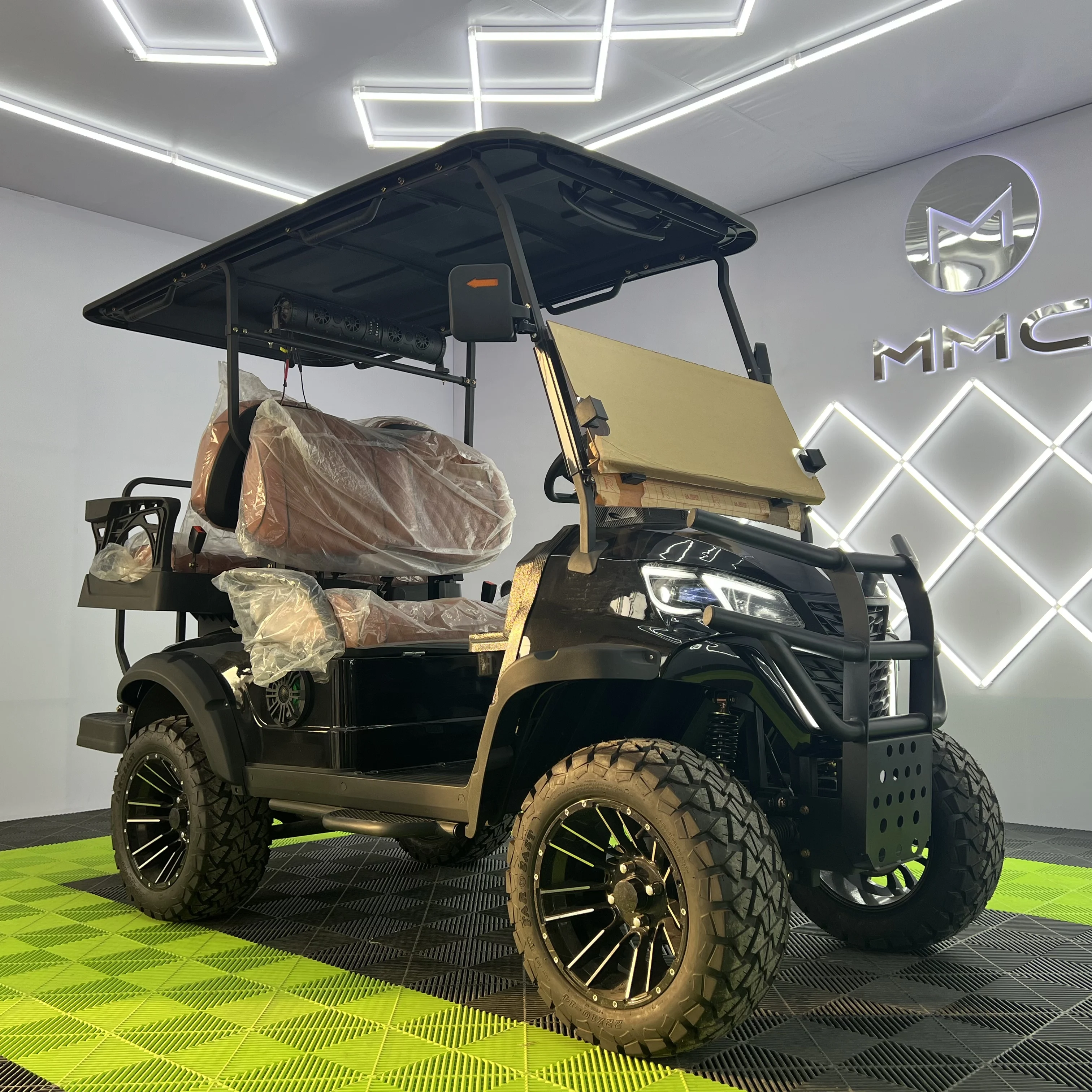 

2025 электрические тележки для гольфа, дешевые тележки по лучшей цене на 2 + 2-местные литиевые автомобили, 72 В, тележка для гольфа, 4-местный багги