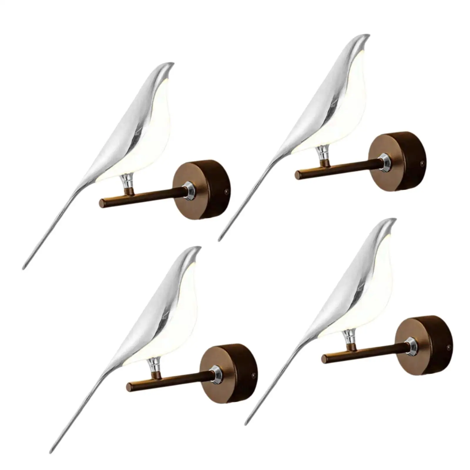 Lampade da parete a LED di lusso per applique da parete per uccelli per scale domestiche