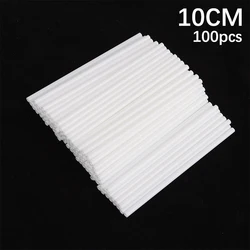 100pcs 8/10/15/12cm White Paper Solid Core Lollipop Sticks for Chocolate Candy Sticks Cake Pop Sticks DIY Baking Accessories