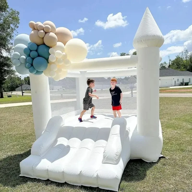 Special Offer: High-Quality Soft Play Set with White Ball Pit, Inflatable Castle, and Tunnel for Children, for Indoor and Outdoo