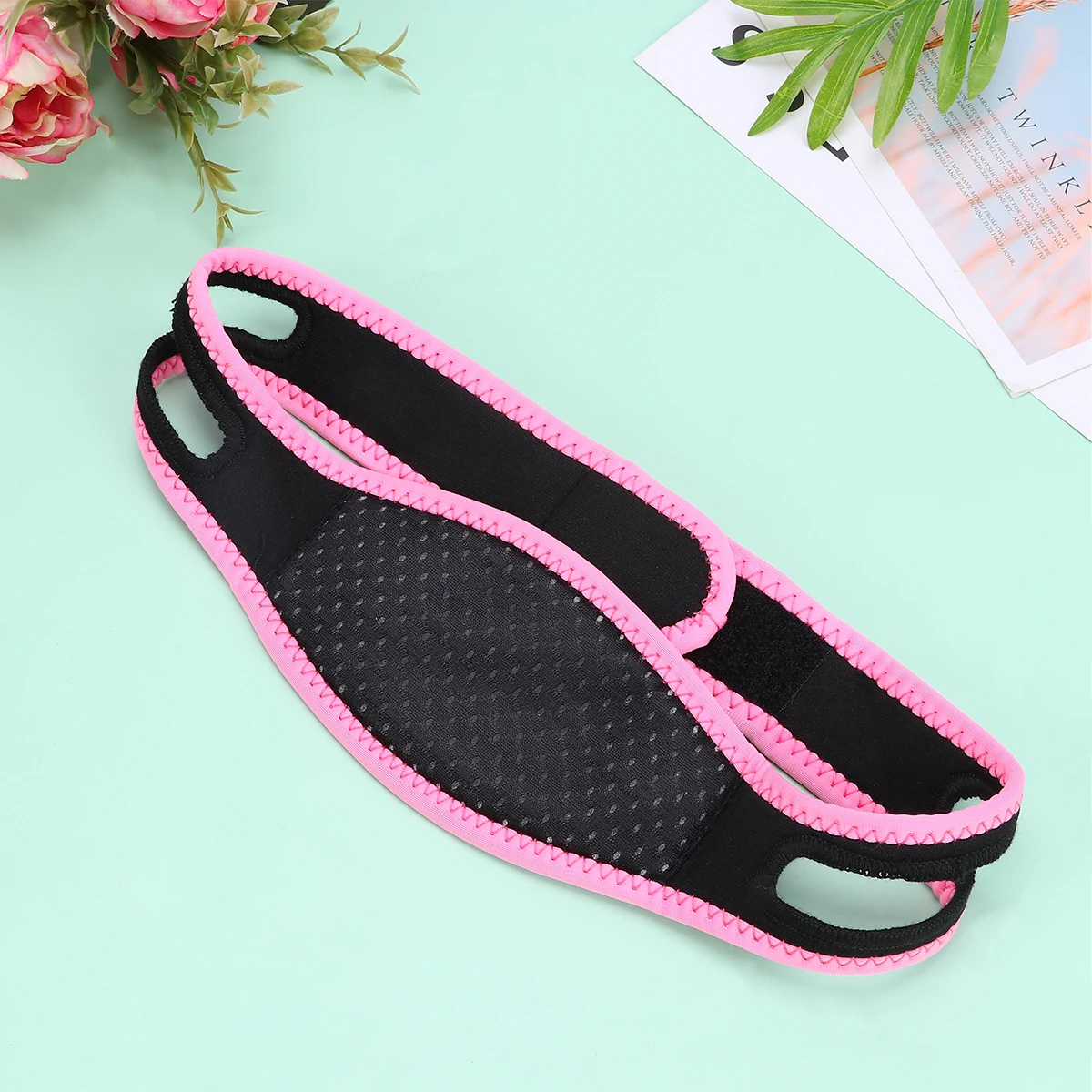 Gezichtsliftriem voor dun gezicht V-vorm kinband Verstevigend masker Afslanken Elastisch verstelbaar