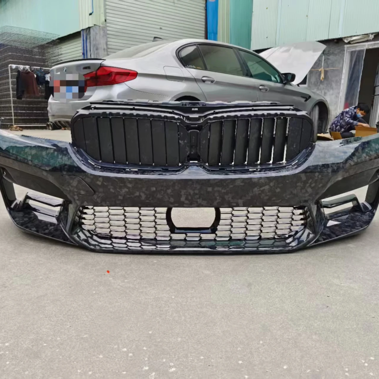 

Upgrade Real Carbon Fiber Fibre Body Kit Front Bumper For BMW F90 M5 2018+2024