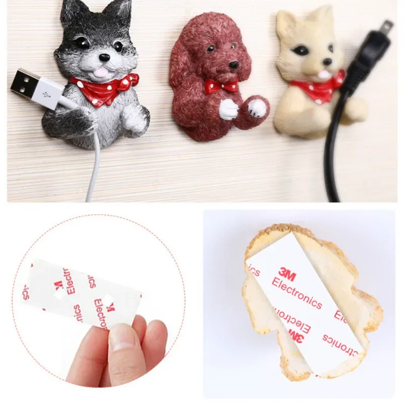 Cute Multi-Purpose Hooks Kitchen Plug Bracket Hooks Organizer Socket Power Line Storage Hanger Key Holder Wall Adhesive Hooks