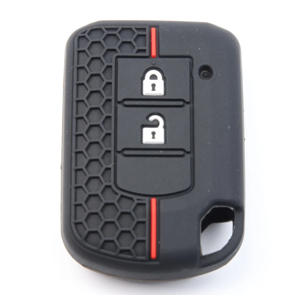 Silicone Car Key Cover Case for Mitsubishi ASX ASH Outlander Lancer EX Galant Pajero L200 2 Button Shell Fob Protector cover