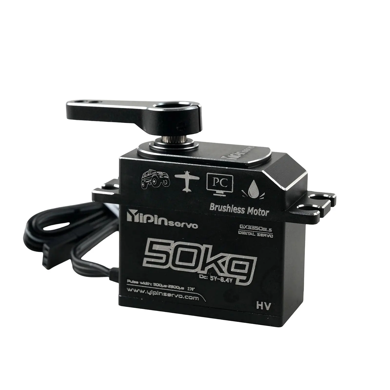 50kg-digital-servo-ip67-waterproof-high-torque-brushless-motor-full-metal-gear-180-270-degree-for-rc-car-crawler-robot-model