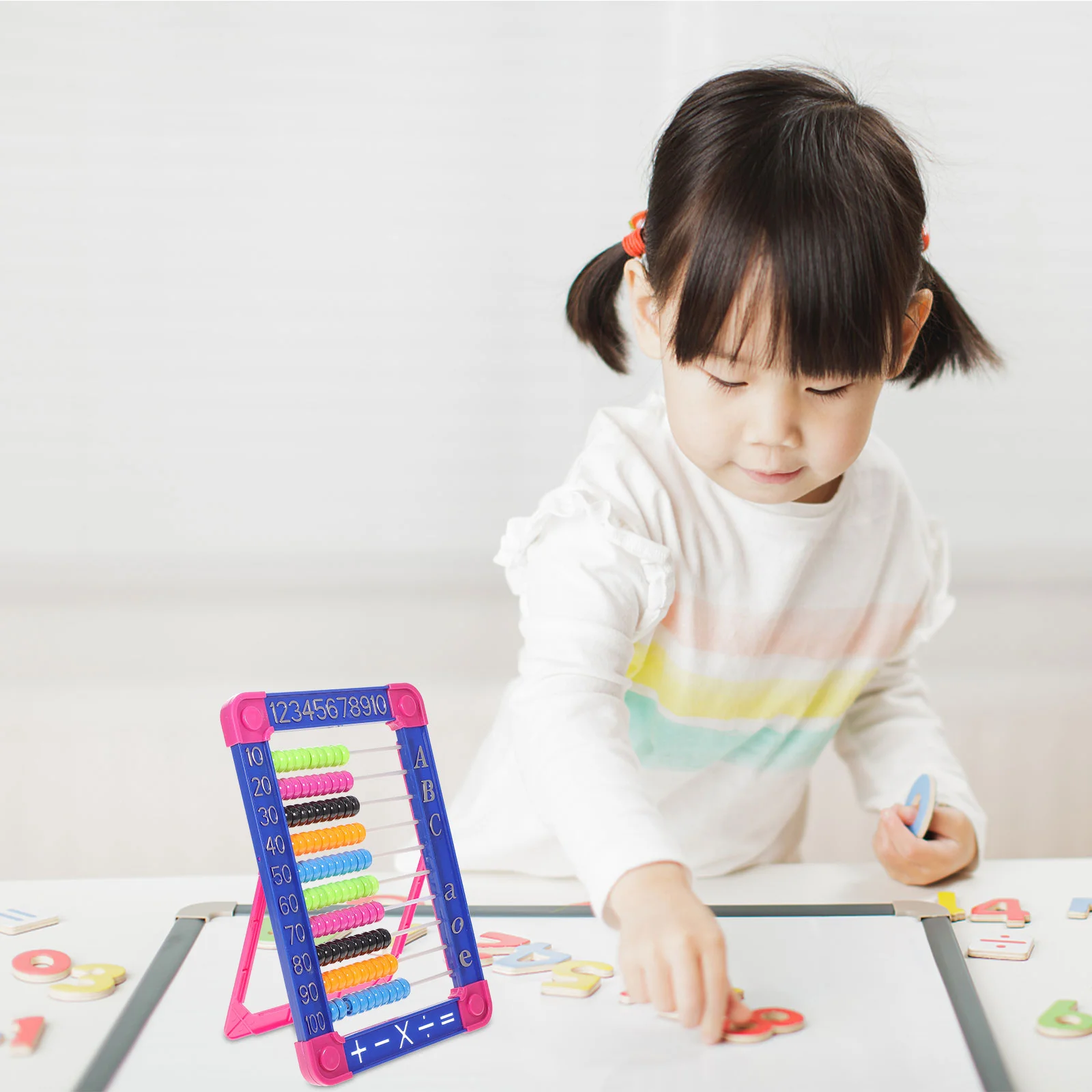 Educational Calculate Toy Abacus Baby Kids Counting Tool Plastic Teaching Aid Preschool