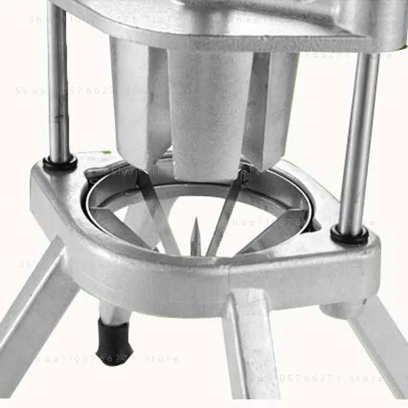 6-Section Commercial Easy Wedger Stainless Steel Blade Fruit Lime Slicer, Lemon Cutter 6 Wedges for Bar Restaurant