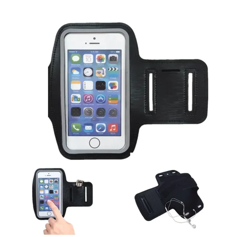 Luxury Universal Outdoor Sports Armband Case Phone Holder for IPhone Xiaomi Samsung Huawei Gym Running Phone Bag