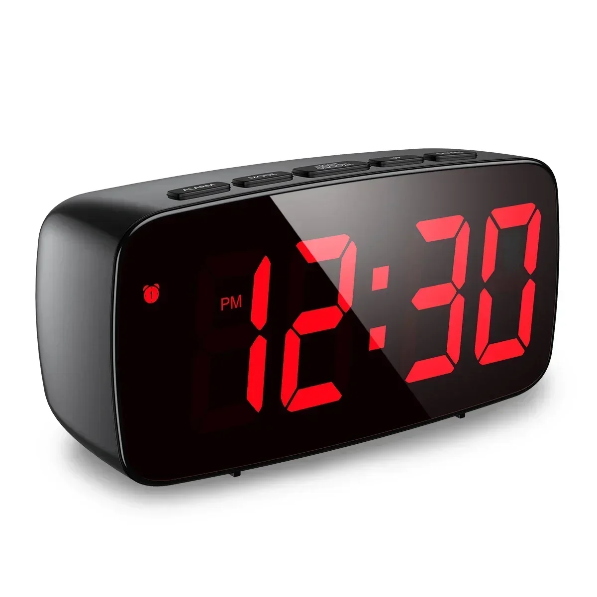 New Clock Voice Control Snooze Time  Alarm Clock Digital Time Temperature Display Night Mode Reloj Despertador Desktop Clocks