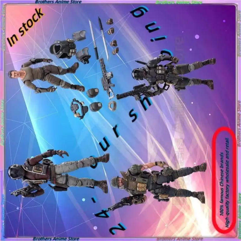 

JOYTOY Dark Source Protagonist Trio Feng Boyang, Steiner, Regson Articulated Figures 3.75 inches 1:18