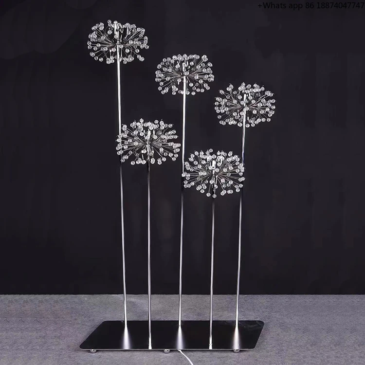 I269 Dandelion Luminous Road Guide Free Standing Wedding Thanksgiving Ceremony Decoration Props