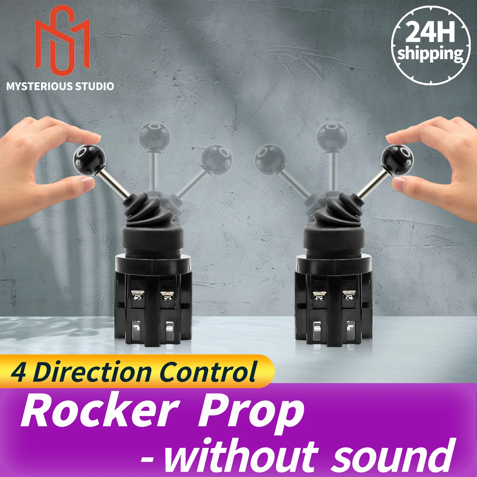 

Реквизит для побеговой комнаты Mystery Studio, черный рокер, 4-направленный контроль, супер 1987 г.