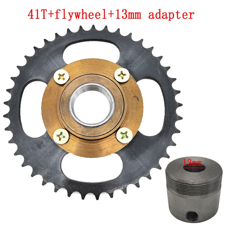 420 41T 95mm flywheel sprocket tooth plate suitable for retrofitting electric manual tricycle adapter superhard 45 steel