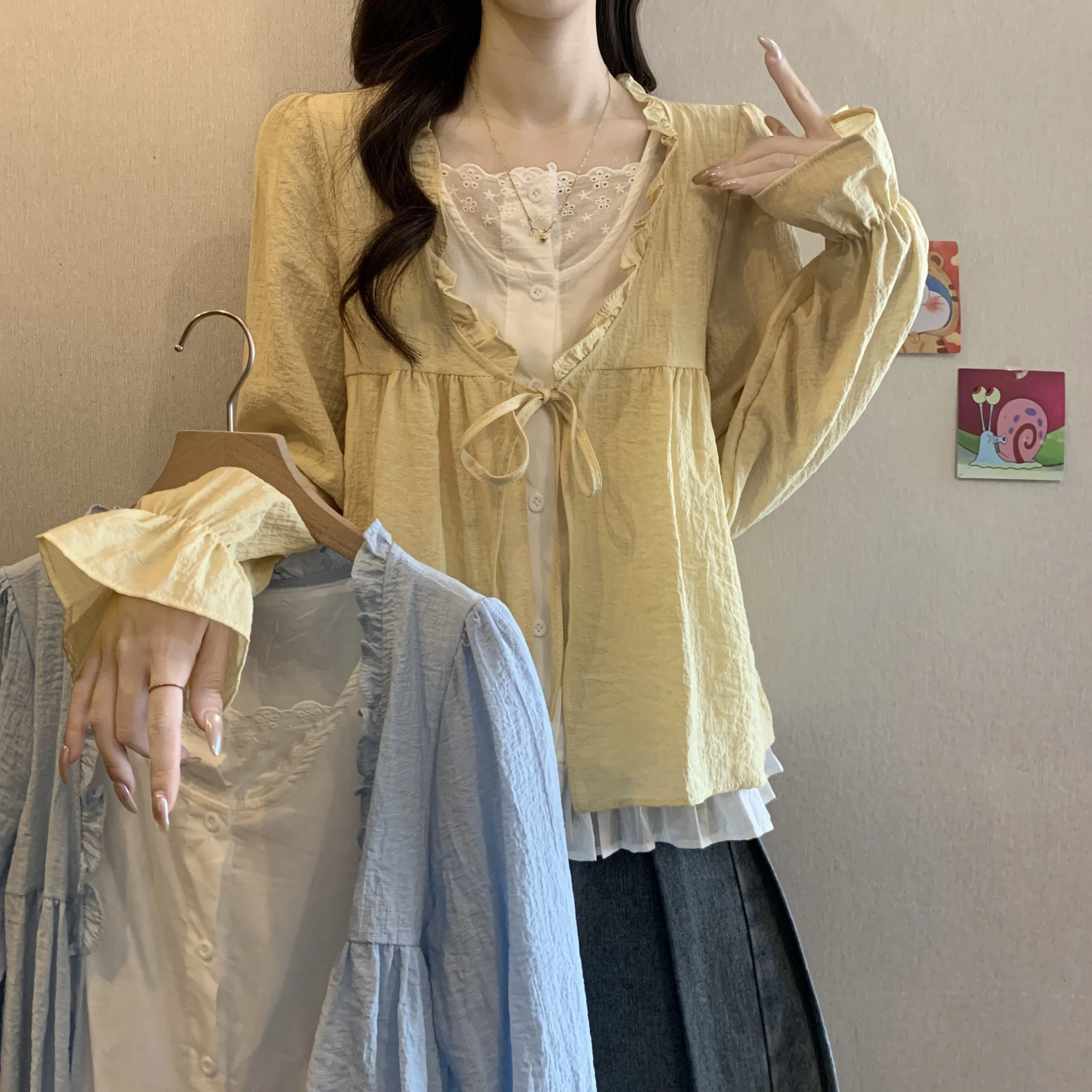 

Женский модный V-Ne свободный крой больших размеров, универсальный ранняя осень, новый корейский Sle для поездок на работу, длинный све