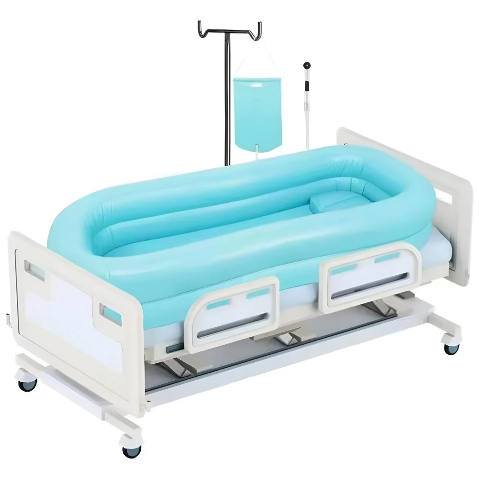 

Elderly Care Products Comfortable Paralyzed Elderly Bath Bed - Large Capacity Inflatable Bath Sink Thickened Hose Bathtub Bed