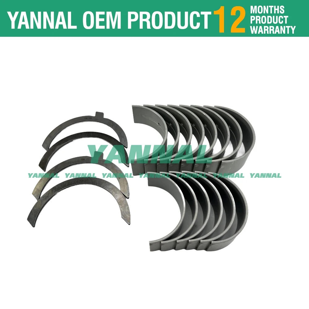 

S3Q2 Crankshaft Main Conrod Bearing Set For Mitsubishi Engine Cat 303 excavator