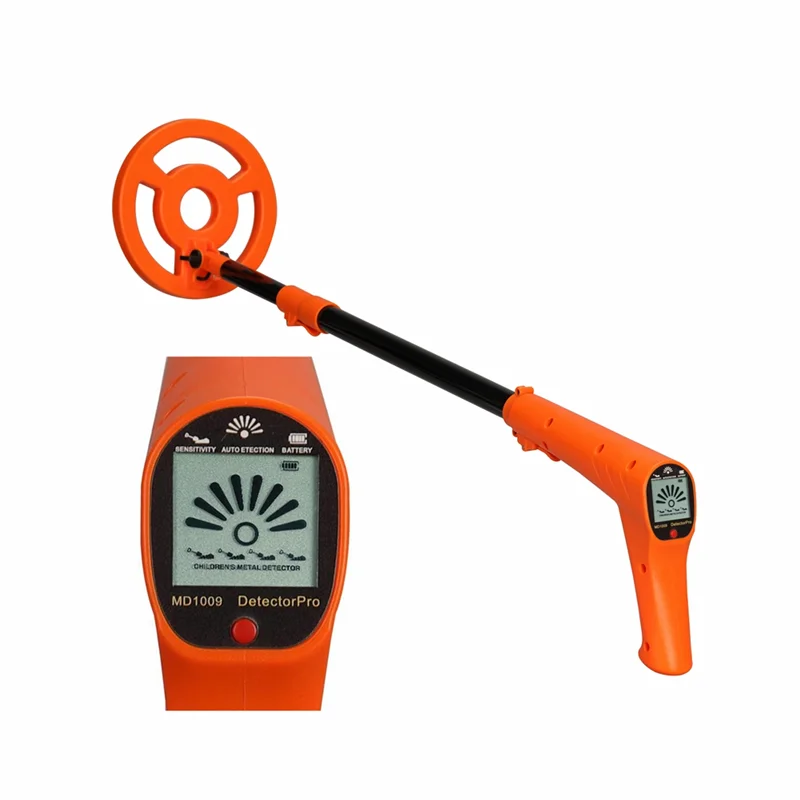 【Home-Tools!】MD1009 Handheld Metal Detector Outdoor Coins Positioning Device Underground Outdoor Science Detector Metal Finder