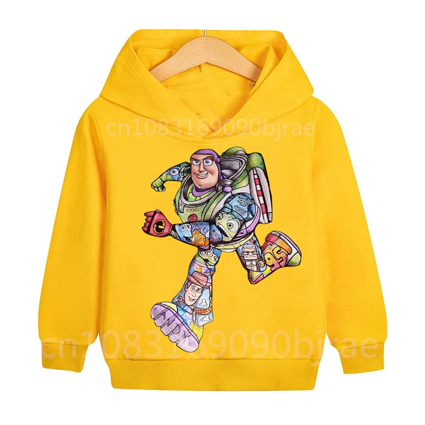 Buzz Astral Casual Hoodies Clothes Cartoon Puppy Fashion Cartoon Children Autumn Sweatshirt Pullover Boys Girls Top for Kids