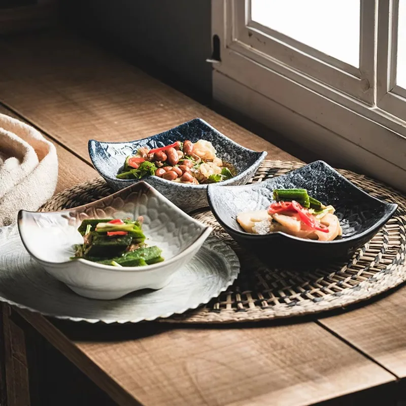 Plato de cerámica para restaurante estilo japonés, Sushi, Sashimi, mariscos, atún, salmón,  alta