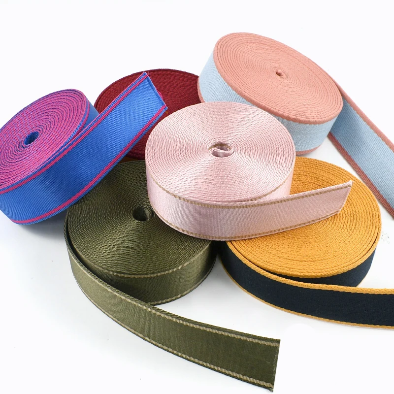 

1/2/3/4/5M 38mm Bag Webbing Strap Nylon Tapes Ribbon Decoration Braid Sewing Bais Belt Sling Strap-on Band To The Meter Supplies