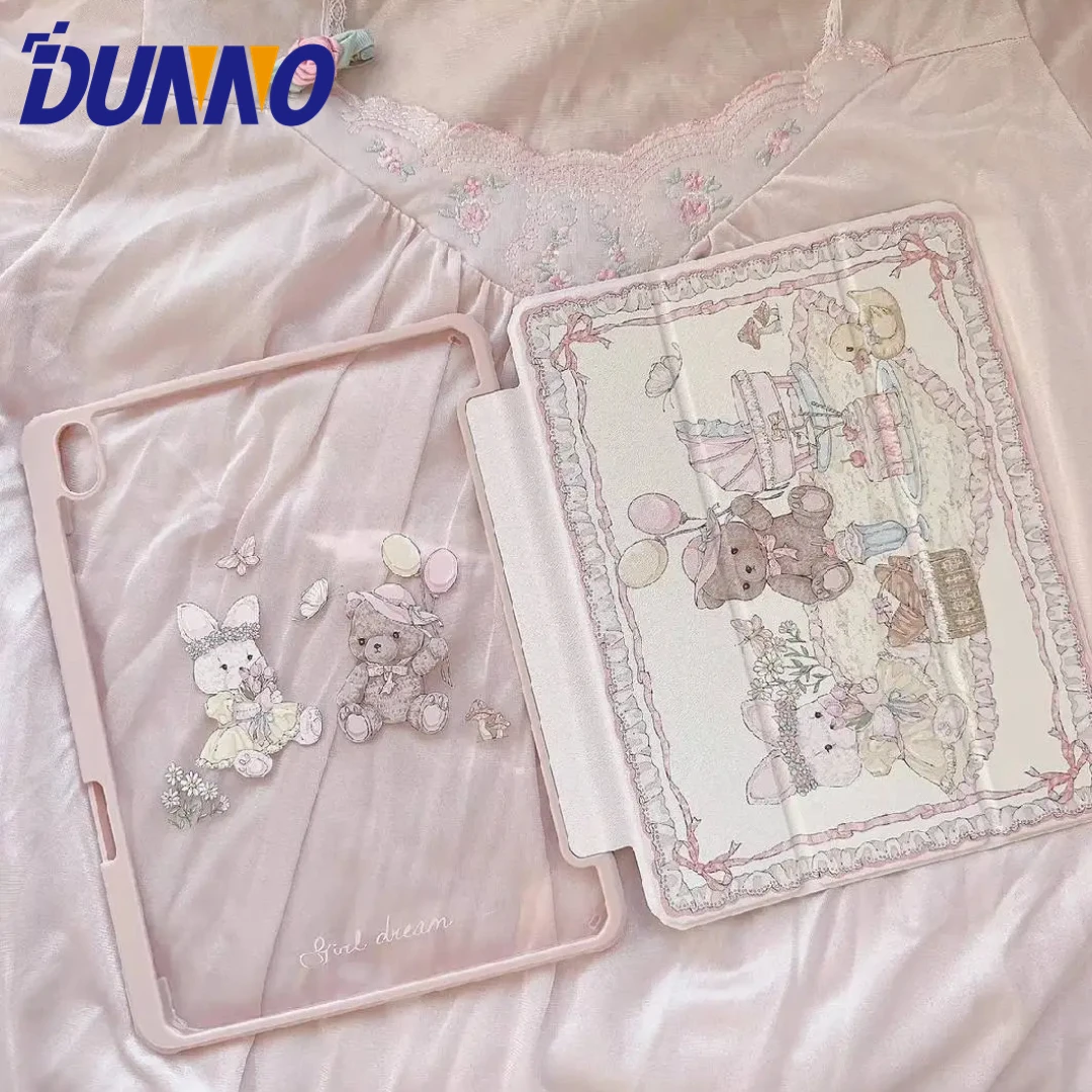 

3-кратный защитный чехол для iPad 11th A16 Pro Air 13 11 M3 M2 M4 2025 12,9 '9 8 7 6 5 4 10 Th Mini 7 6 Cover с держателем для карандашей