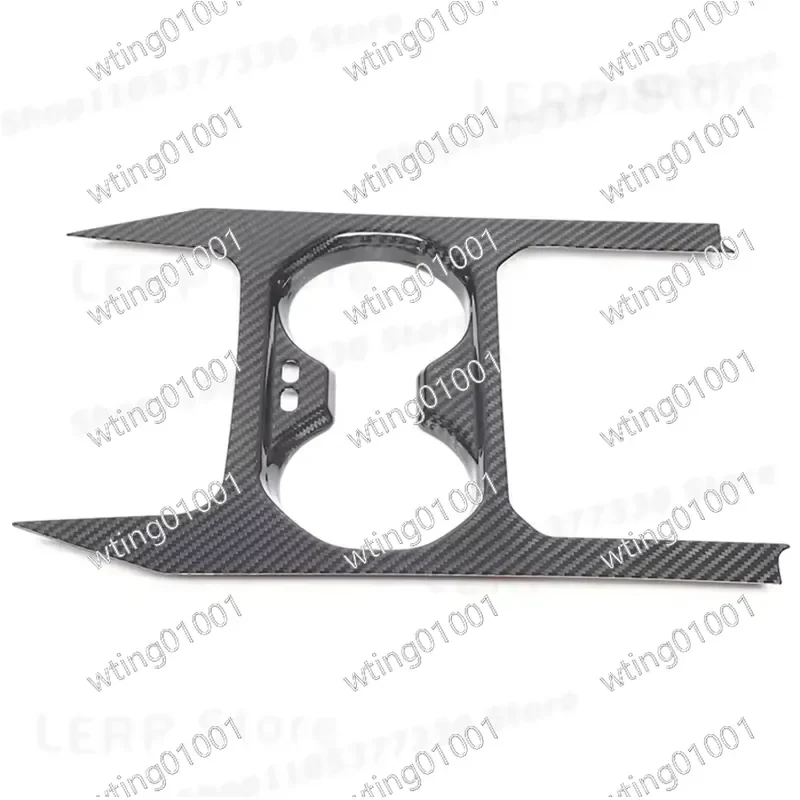 for X-T for 5 Series G60 2024 Genuine Carbon Fiber Center Console Cup Holder Trim Stylish Interior Decor Upgrade Protection