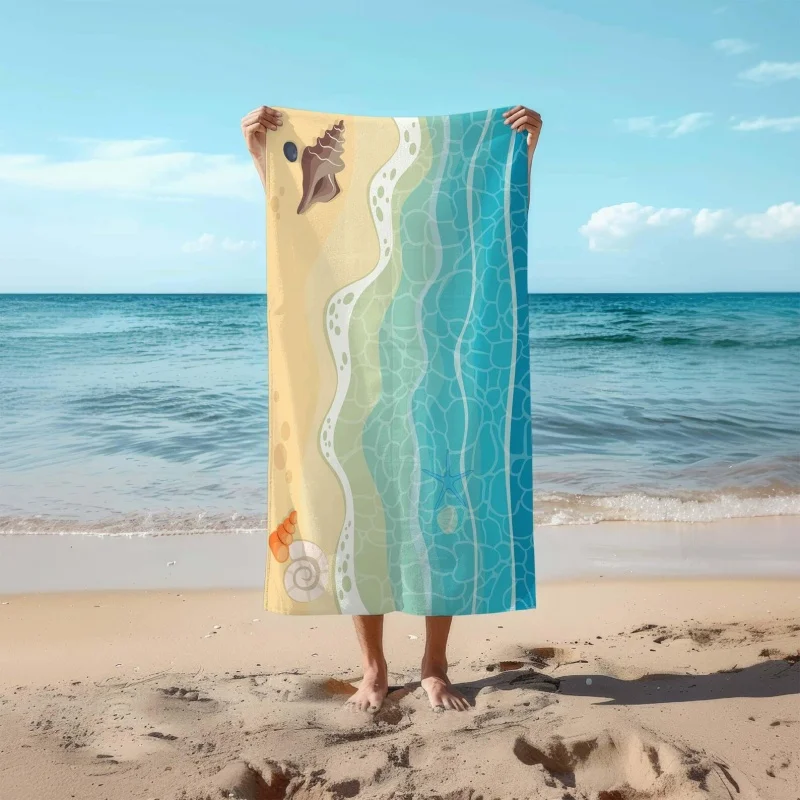 Newest Beach Towel California Republic Surf Bear State Flag Print Beach Towel West Coast Swimming Towel