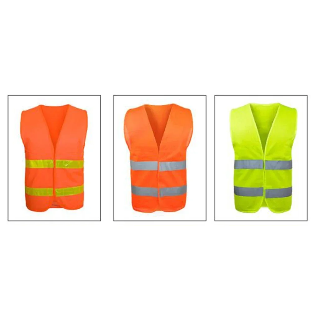 Hi Vis Vest High Viz Visibility Waistcoat Safety Work Reflective Outdoor Reflective Safety Clothing Reflective Jacket