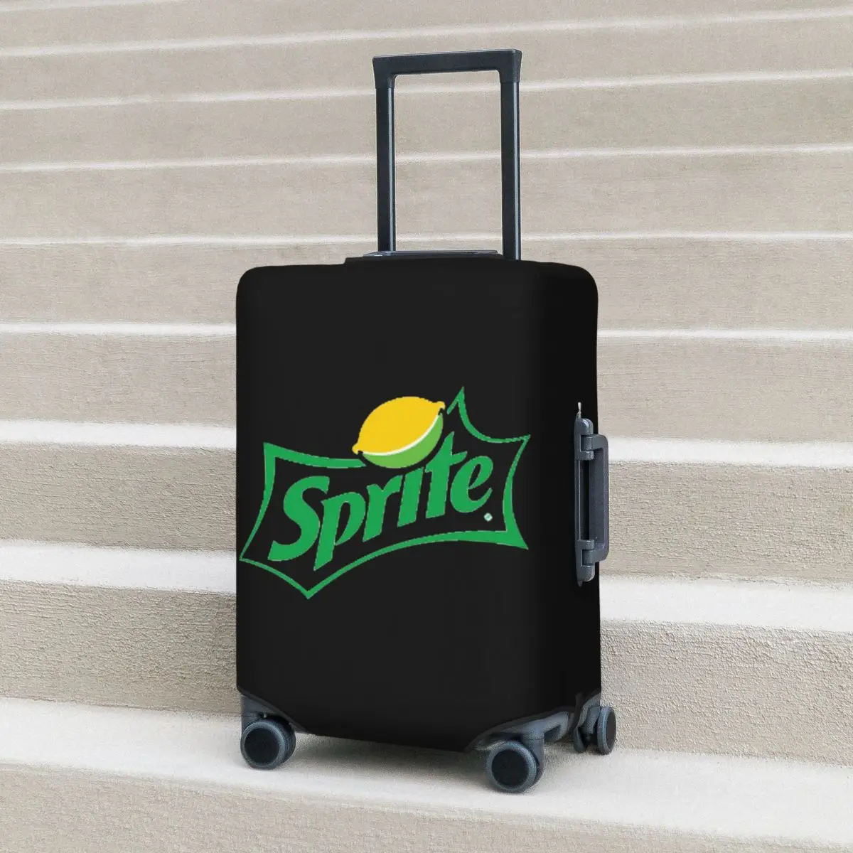 غطاء حقيبة السفر بشعار Sprite الأصلي، أغطية حماية مرنة لأمتعة السفر مقاس 18-32 بوصة
