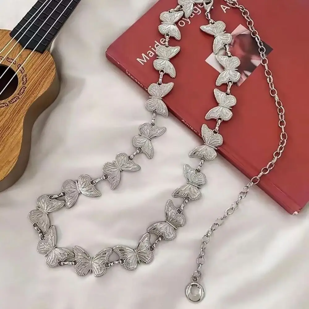 Пояс-бабочка прочный регулируемый винтажный пояс цепочка для тела аксессуары для одежды для женщин