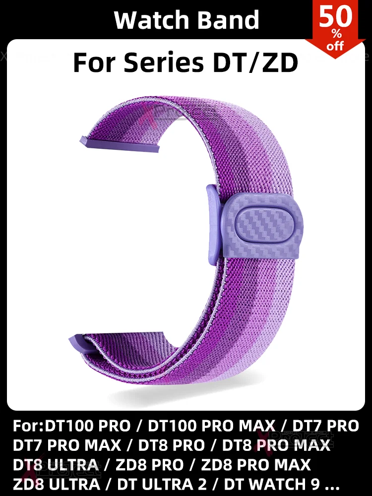 Спортивный фитнес-браслет с нейлоновым ремешком, для DT ULTRA 2, ZD8 ULTRA 2 Band, DT Watch 9 Z8 DT8 DT7 DT100 PRO MAX
