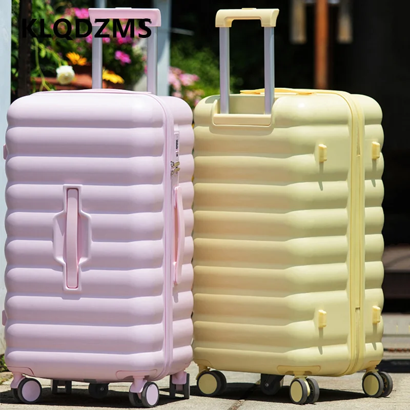 KLQDZMS Cabin Suitcase Large Capacity Trolley Case ABS+PC Boarding Case 20