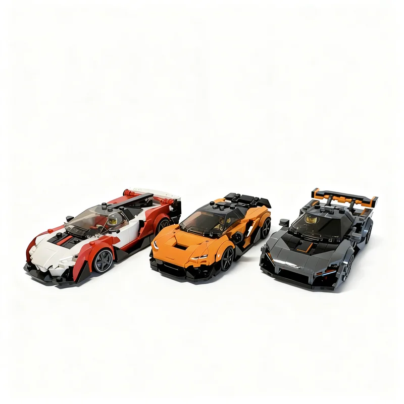 ตัวต่อ MOC City Champions McLarenesd 334 ชิ้น ของเล่นแบบประกอบเอง สร้างสรรค์ ไอเดียสร้างสรรค์ ของขวัญคริสต์มาส เสริมสร้างการเรียนรู้
