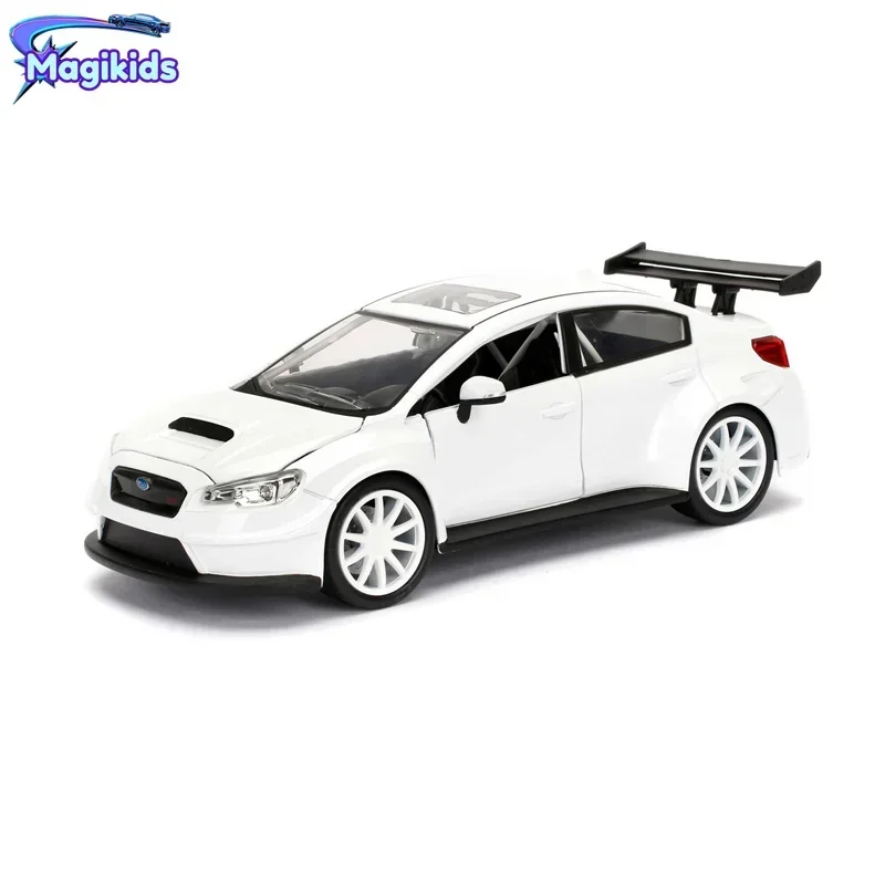 1:24 	 นาย Little ไม่มีใคร 2015 Subaru WRX STI diecast รถของเล่นโลหะร้อนของเล่นเด็กของขวัญคอลเลกชัน J47