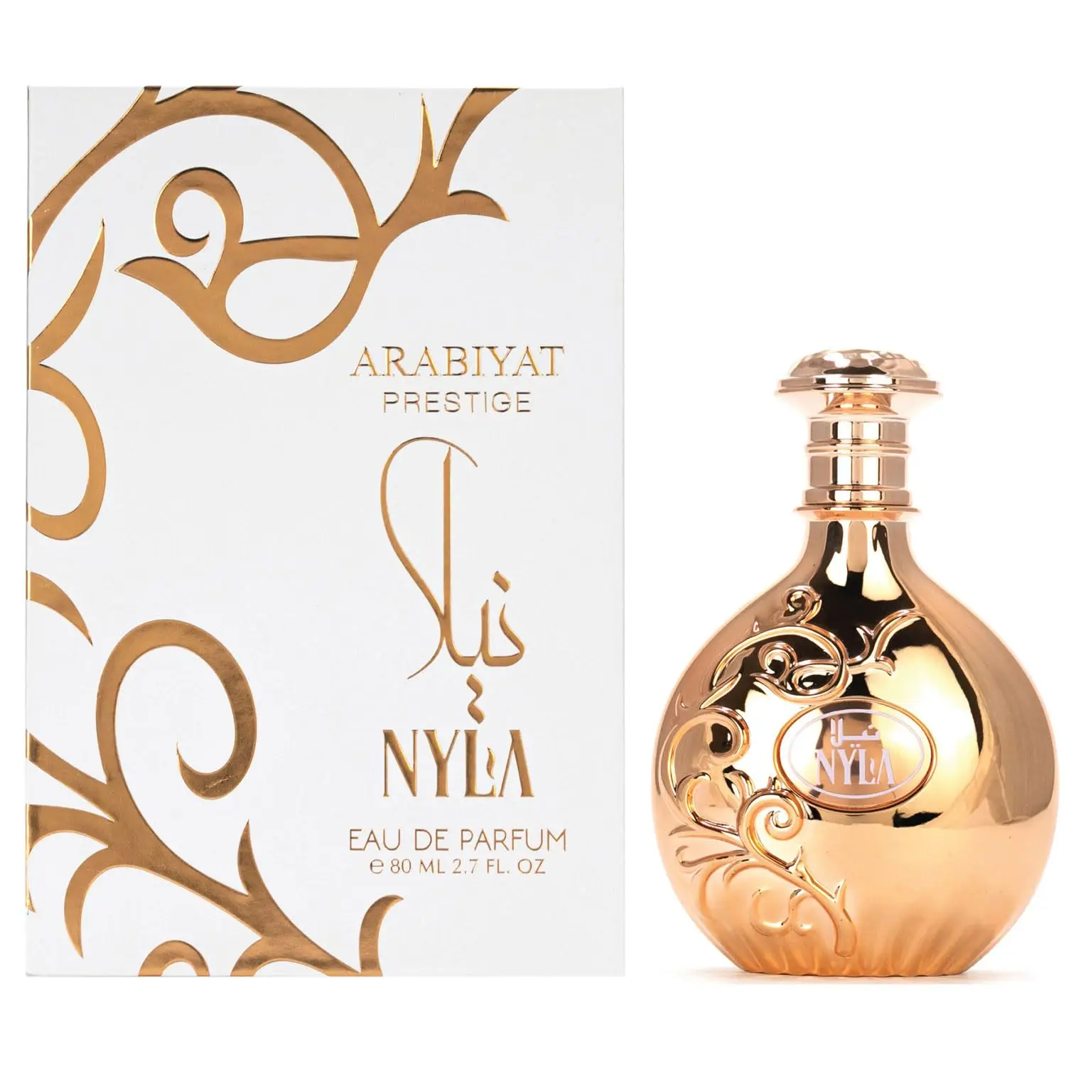 عطر أرابيات برستيج نيللا أو دو برفوم 80 مل عطر زهور حلوة وفواكه يدوم طويلاً للجنسين هدية فاخرة لعيد الميلاد وعيد الشكر #1