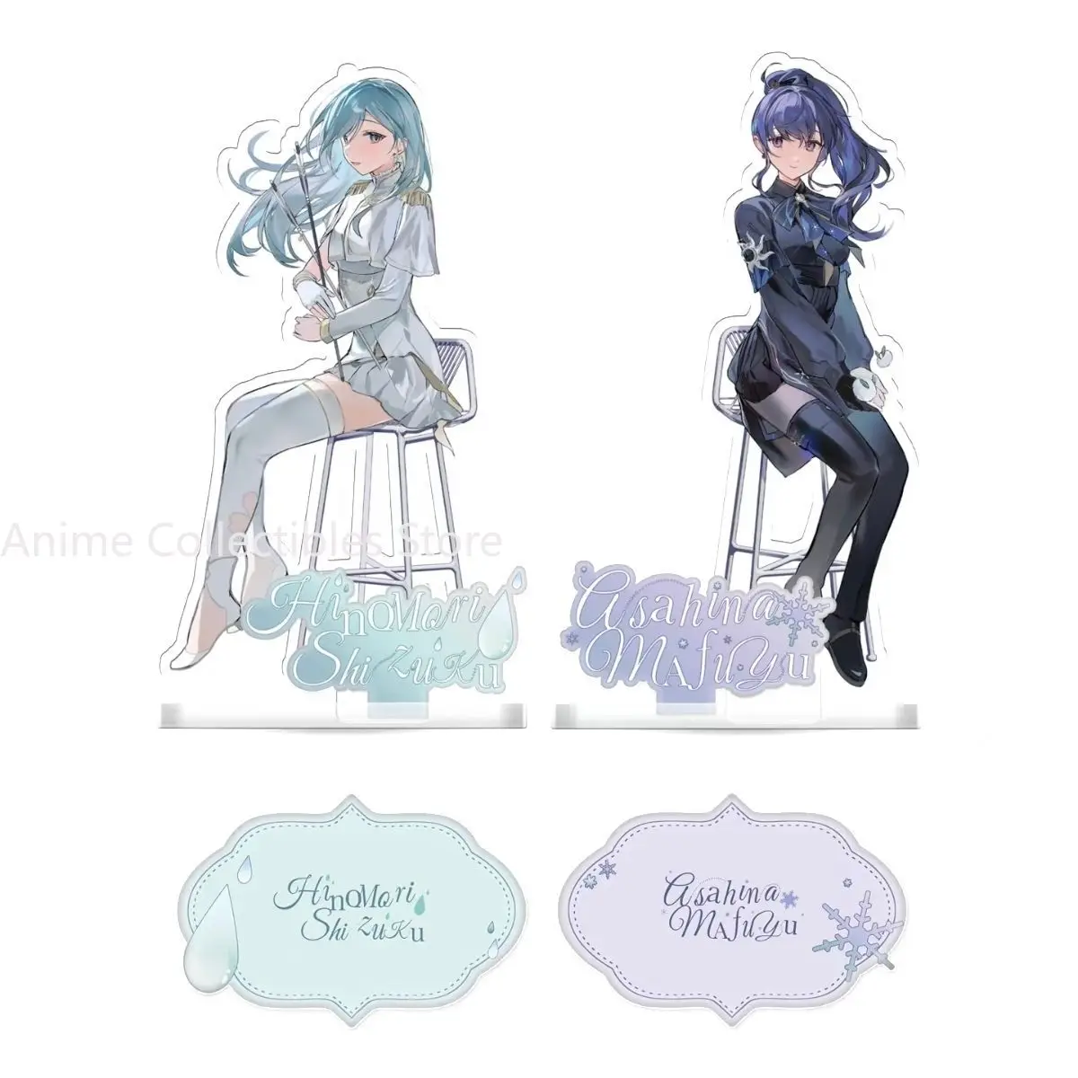 جديد أنيمي مشروع Sekai الاكريليك حامل الكرتون نموذج لوحة الديكور مكتب الشكل عرض أصدقاء الفتيات هدية الكريسماس