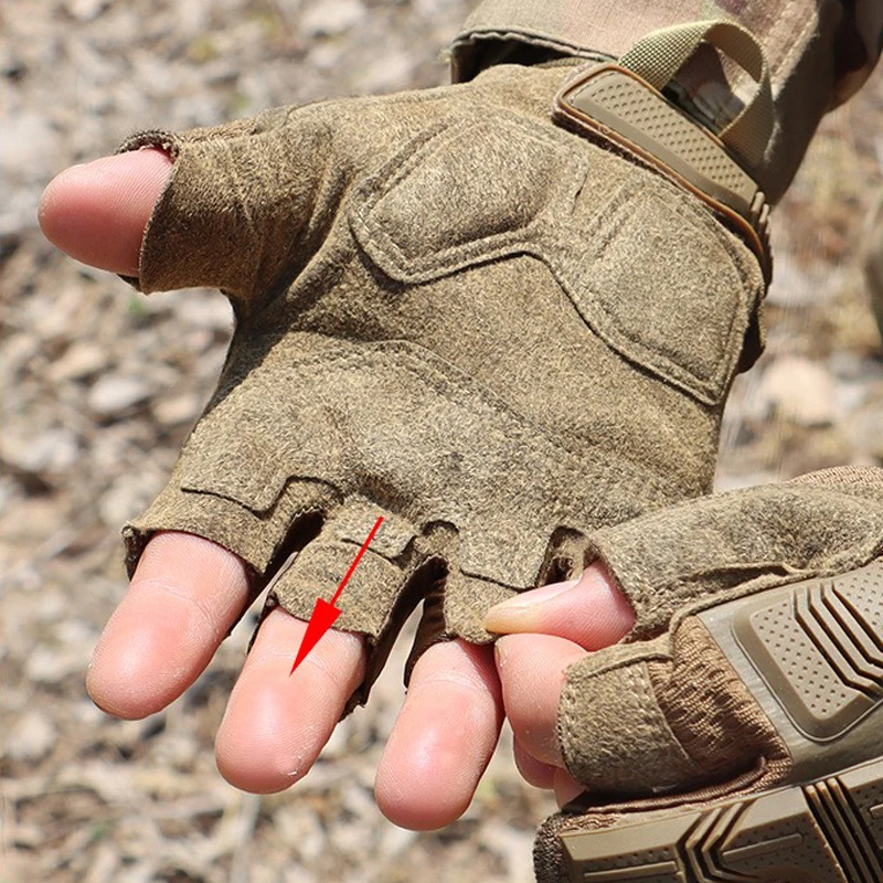 Touch Sceen Taktische Handschuhe männer Paintball Schießen Airsoft Kampf Fahrrad Gummi Schutz Anti-Skid Voll Finger Handschuhe Frauen – Detail 17