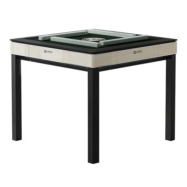 Intelligent Mahjong Machine Fully Automatic Dining Table Dual Use Four Port Mahjong Table Electric Bass Home Use