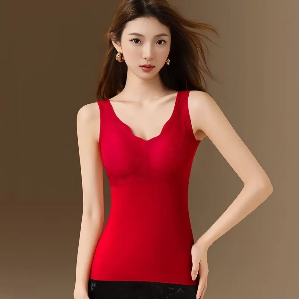 

Термокорректирующий топ-камизоль для похудения с мягкими чашками, без рукавов, послеродовой утягивающий корсет, укороченный топ из вельвета и флиса