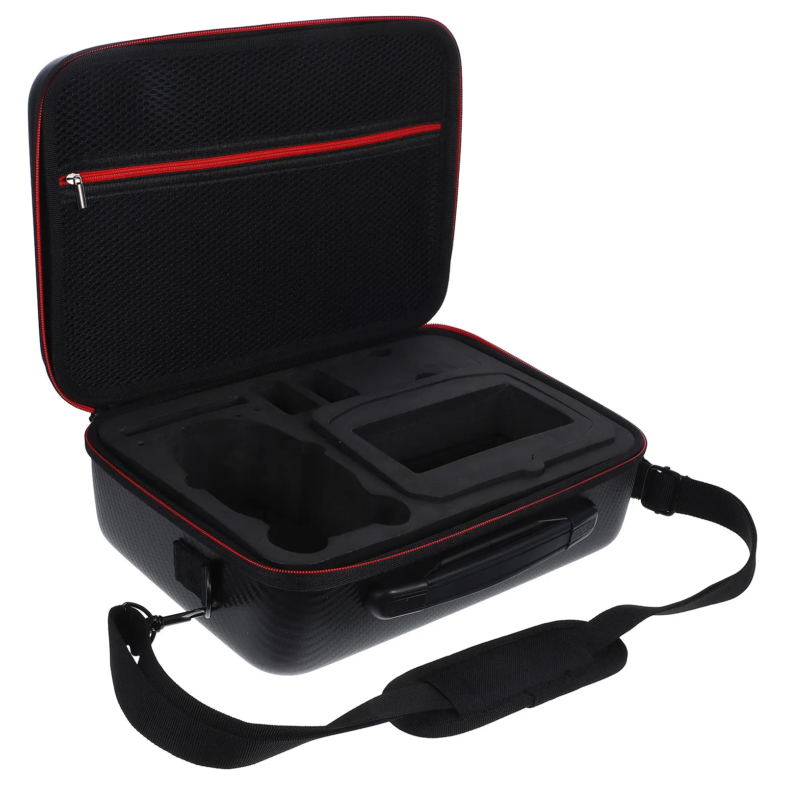 

1 set Pro Drone Bag Camera Case Portable Black PU Shock Absorption Outdoor Travel Small Lightweight Shoulder Messenger